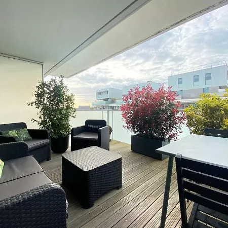 Moderne 4 Pers Au Centre De Avec Terrasse Et Garage, Proche Et Commerces - Fr-1-245-162 Διαμέρισμα La Baule