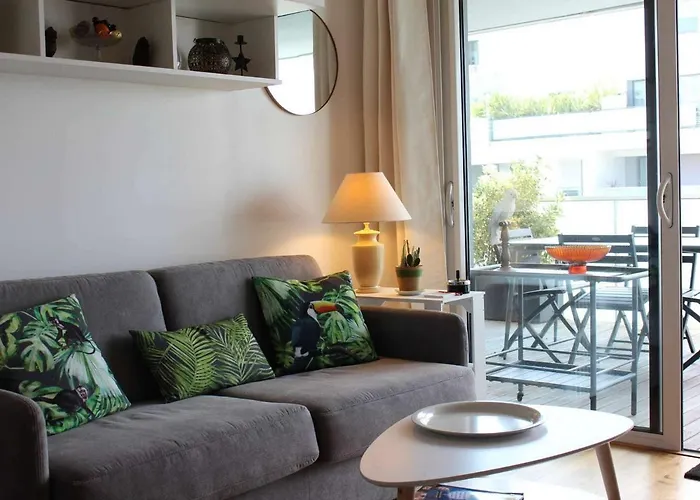 Moderne 4 Pers Au Centre De Avec Terrasse Et Garage, Proche Et Commerces - Fr-1-245-162 * La Baule-Escoublac