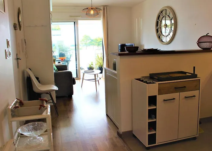 Moderne 4 Pers Au Centre De Avec Terrasse Et Garage, Proche Et Commerces - Fr-1-245-162 * La Baule-Escoublac